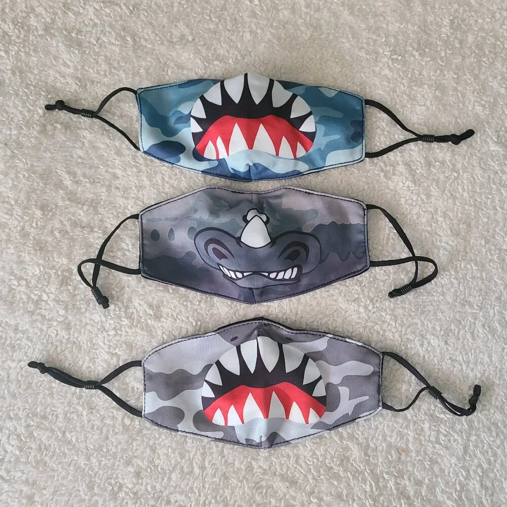 OMG Accessories Animal Camo Print Face Masks